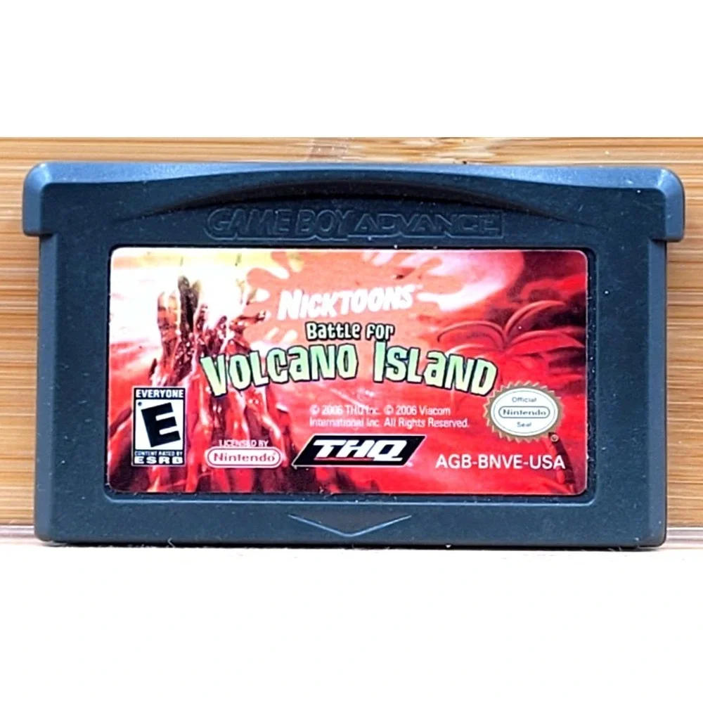Nicktoons: Battle for Volcano Island (Nintendo Game Boy Advance) GAME CART ONLY